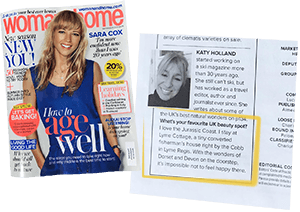 Lyme Cottage in the Press: Women and Home cover